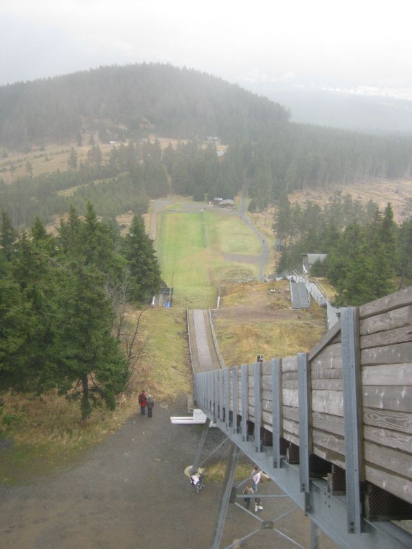 2009-10-28 Wurmberg (05) view from  skijump tower